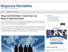 Tablet Screenshot of negociosrentablesnet.com